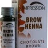 Impression Henna Wenkbrauwverf | Chocolade Bruin | Chocolate Brown | Chocolat Brun | Brow Henna | Goed Voor Meer Dan 20 Behandelingen -Poeder - Foundation Winkel 1025x1200 2