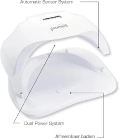 Promed UVL-54 , Allround UV / LED Lamp Voor Nagels, Incl. Infrarood Sensor En Timer. Met High-Definition-LED's, Voorzien Van ' Anti-Heat-Funktion ' / ' Painless Function'' En Dual Power Systeem. 9 Promed UVL-54 , Allround UV / LED Lamp Voor Nagels, Incl. Infrarood Sensor En Timer. Met High-Definition-LED's, Voorzien Van ' Anti-Heat-Funktion ' / ' Painless Function'' En Dual Power Systeem. -Poeder - Foundation Winkel 1037x1200 6