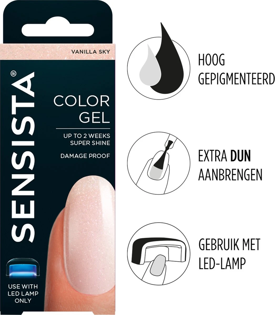 Sensista Color Gel Vanilla Sky - Nude 3 Sensista Color Gel Vanilla Sky - Nude