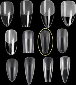 Royala 107 - Ballerina Coffin Binnen En Buiten Full Frosted - Full Cover - Nageltips - Nepnagels - Plaknagels - In Assortimentsbox - 120 Stuks 12 Maten - Voor Gellak Acrylnagellak En PolyGel Nagels - Royala Frosted Tips Line -Poeder - Foundation Winkel 1075x1200 3