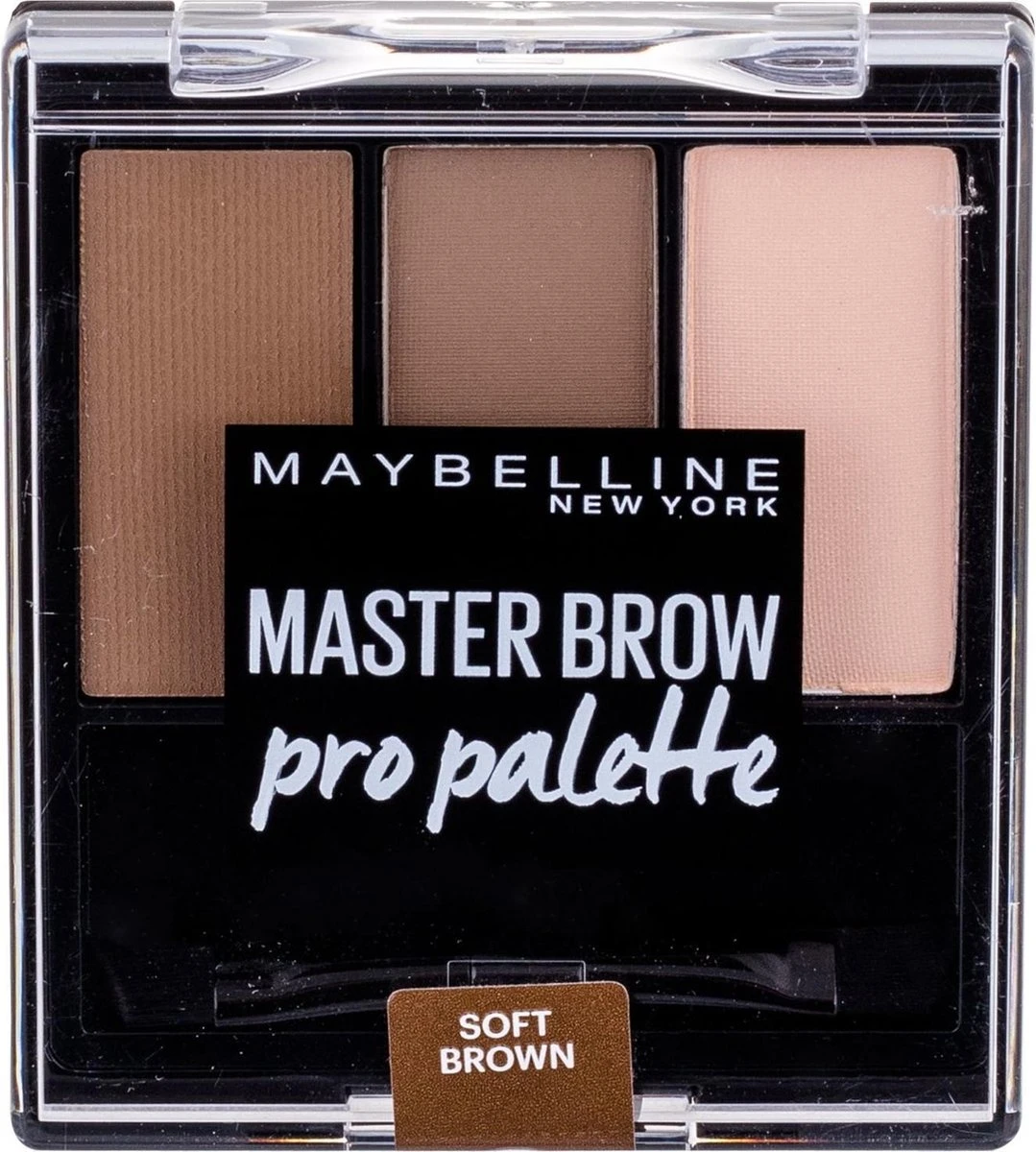 Maybelline Master Brow Design Kit - 3 Soft Brown - Bruin - Wenkbrauw Set 5 Maybelline Master Brow Design Kit - 3 Soft Brown - Bruin - Wenkbrauw Set - Afbeelding 3