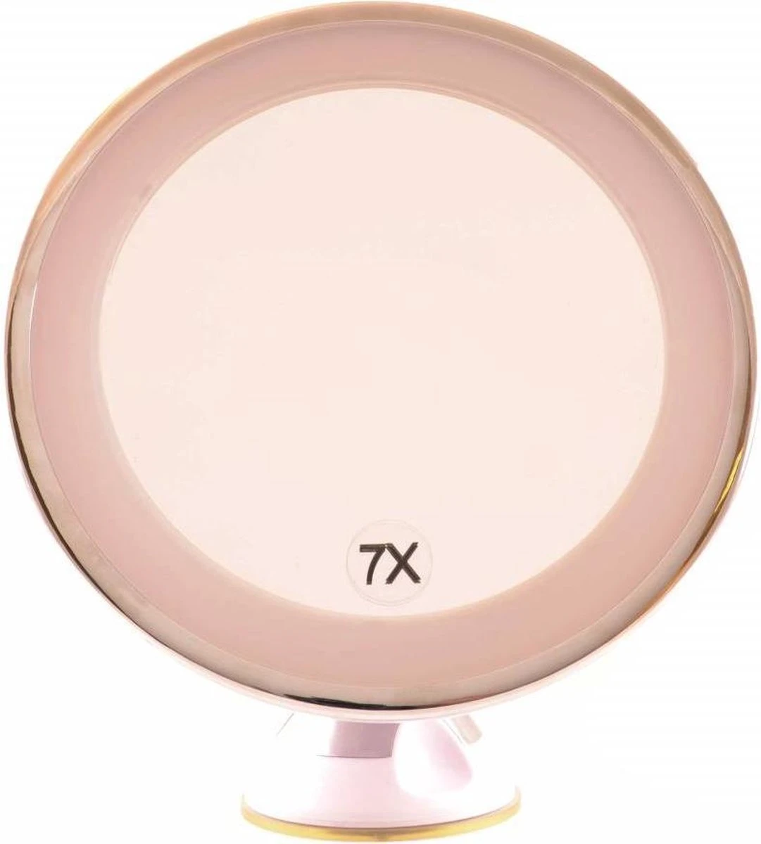 Gérard Brinard Verlichte Spiegel Zuignap LED Spiegel Incl. Batterij & USB Kabel - 7x Vergroting - Ø17cm 6 Gérard Brinard Verlichte Spiegel Zuignap LED Spiegel Incl. Batterij & USB Kabel - 7x Vergroting - Ø17cm - Afbeelding 4