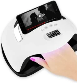 Rebela | Nageldroger | Gelnagels | GEL UV LED Nail Lamp 168w | UV Lamp Gelnagels | Led Nagellamp | Nageldroger | Wit -Poeder - Foundation Winkel 1115x1200 3