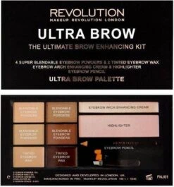 Makeup Revolution Ultra Brow The Ultimate Brow Enhancing Kit - Fair To Medium -Poeder - Foundation Winkel 1119x1200 6