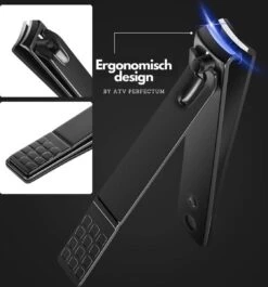 ⭐ATV PERFECTUM Luxe 18-delige - Manicure Set - Zwart Manicureset - Manicure Setje Pedicureset - Nagelschaartje - Nagelknipper – Nagelknipper Set - Manicureset - Manicuresetje -Poeder - Foundation Winkel 1120x1200 7