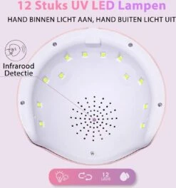 Merkloos Nagel UV Lamp Gelnagels - LED Lamp - Gellak - Nagellak Droger - Nagellak - 36W - Roze 15 Merkloos Nagel UV Lamp Gelnagels - LED Lamp - Gellak - Nagellak Droger - Nagellak - 36W - Roze -Poeder - Foundation Winkel 1122x1200 1