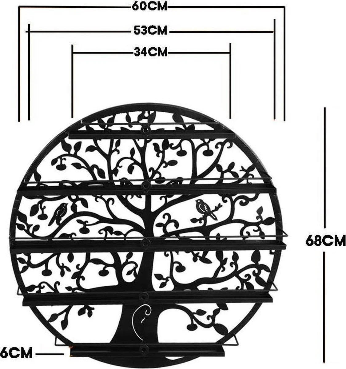 Confibel Nagellak Houder - Nagellak Flesjes Organizer - Essentiële Oliën Organizer - Rek Voor Flesjes - Wanddecoratie - Zwart 17 Confibel Nagellak Houder - Nagellak Flesjes Organizer - Essentiële Oliën Organizer - Rek Voor Flesjes - Wanddecoratie - Zwart - Afbeelding 15
