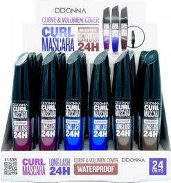 D'Donna - Curl Mascara - Blauw - Waterproof - 1 Flesje Met 8 Gram Inhoud 12 D'Donna - Curl Mascara - Blauw - Waterproof - 1 Flesje Met 8 Gram Inhoud -Poeder - Foundation Winkel 1128x1200 6