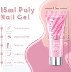 Polygel- 6 KLEUREN SET - 15 ML - Polygel Kit - Polygel Nagels - Polygel Kleuren -Poeder - Foundation Winkel 1170x1200 5