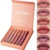 Set Van 6 X Matte Lip Gloss Nude | Lipgloss Matte Set | Waterproof | Nude Kleuren 2 Set Van 6 X Matte Lip Gloss Nude | Lipgloss Matte Set | Waterproof | Nude Kleuren -Poeder - Foundation Winkel 1171x1200 2