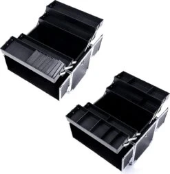 A.T. Shop Cosmeticakoffer, Make-up Koffer, Beauty Case, Bewaren Van Make-up, Nagellak. Zwart -Poeder - Foundation Winkel 1172x1200 3