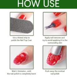 Magic Soak Off Nailpolish Remover - Magische Gellak Remover - 2 X 15 Ml!!! - Inclusief Nagelvijl, Bokkepootje En Olie - Nagellak Verwijderaar - Gellak Remover - -Poeder - Foundation Winkel 1175x1200 6