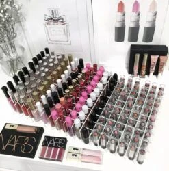 Jumanah® Collections - "Sorted" Large Lip Set - Make Up Organizer - Ladeverdeler - Lade Organizer - Transparant - Acryl - Kunststof - Ikea Alex 5 Ladeblok -Poeder - Foundation Winkel 1186x1200 1