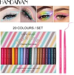 HANDAIYAN Sneldrogend Waterdicht En Niet Gemakkelijk Uit Te Vegen Kleur Eyeliner 20 Kleuren