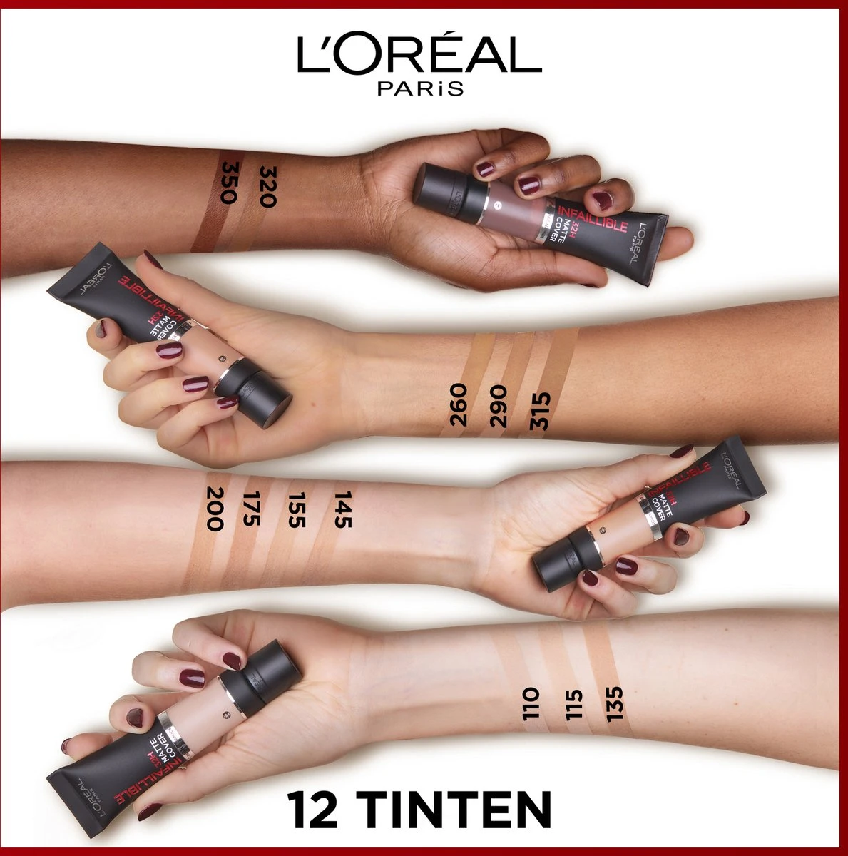 L’Oréal Paris Infallible 32H Matte Cover Foundation - 200 - Foundation Met Een Volledige Dekking En Een Matte Finish - 30 Ml 6 L’Oréal Paris Infallible 32H Matte Cover Foundation - 200 - Foundation Met Een Volledige Dekking En Een Matte Finish - 30 Ml - Afbeelding 4