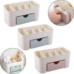 IBright Make-Up Organizer Met Lade - Cosmetica Opbergdoos - Bureau Organizer - Blauw 9 IBright Make-Up Organizer Met Lade - Cosmetica Opbergdoos - Bureau Organizer - Blauw -Poeder - Foundation Winkel 1193x1200 7