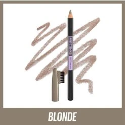 Maybelline New York - Express Brow Shaping Pencil - 02 Blonde - Blond Wenkbrauwpotlood En Borstel -Poeder - Foundation Winkel 1195x1200 16