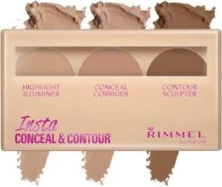 Rimmel London Rimmel Insta Conceal & Contour Palette - 020 Medium 11 Rimmel London Rimmel Insta Conceal & Contour Palette - 020 Medium -Poeder - Foundation Winkel 1200x1011