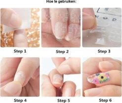 PRO-Deals - 120 X Dubbelzijdige Nagelstickers - 5 Vellen - Plakkers Voor Nepnagels - Kunstnagels - Makkelijk & Snel Voor Plaknagels! -Poeder - Foundation Winkel 1200x1018 1