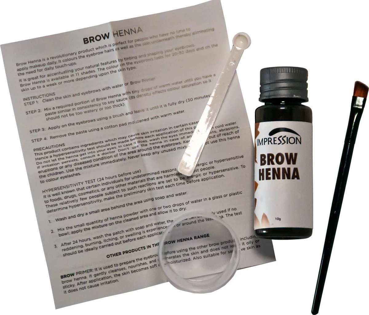 Impression Henna Wenkbrauwverf | Chocolade Bruin | Chocolate Brown | Chocolat Brun | Brow Henna | Goed Voor Meer Dan 20 Behandelingen 4 Impression Henna Wenkbrauwverf | Chocolade Bruin | Chocolate Brown | Chocolat Brun | Brow Henna | Goed Voor Meer Dan 20 Behandelingen - Afbeelding 2