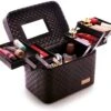 Make Up Koffer En Organizer - Beautycase Met Spiegel - Dames - Cosmetica En Visagie - Zwart -Poeder - Foundation Winkel 1200x1029 2