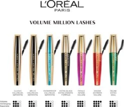 L’Oréal Paris Volume Million Lashes - Waterproof Mascara - Zwart - 10.7 Ml -Poeder - Foundation Winkel 1200x1033