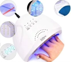 UV Nagel Lamp | Nagel Droger 48W | UV Nail Led Gel Lamp | Gelnagels | Nepnagels | 24W/48W Lamp | SUNone -Poeder - Foundation Winkel 1200x1043 1