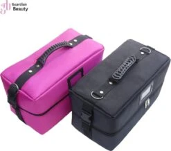 Beautycase / Beautykoffer / Trolley Roze Kleur Van Functioneel Om Alle Beautygereedschappen Overzichtelijk Op Te Bergen - Kapper - Tattoo - Nagel - Visagie - Make-up - Cosmetica - Schmink - Beauty Case / Beauty Koffer | Kappers BeautyCase -Poeder - Foundation Winkel 1200x1060