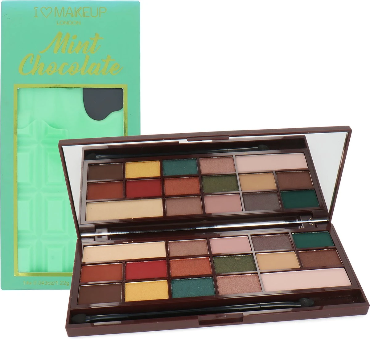 Makeup Revolution I Love Revolution Oogschaduw Palette - Mint Chocolate 3 Makeup Revolution I Love Revolution Oogschaduw Palette - Mint Chocolate