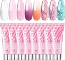 Polygel- Polygel Kit- Polygel Nagels- Polygel Starter Set - RH0594： Thin Nail File 1 Grey Nail File 1 48W White Nail Dryer Helmet Lamp 220V 1 Curved Tweezers 1 Glass Cup 1 Cuticle Fork 1 Cuticle Pusher 1 Nail Cutter 1 Dual End Nail Brush 1 8G Nail Gl -Poeder - Foundation Winkel 1200x1114 2