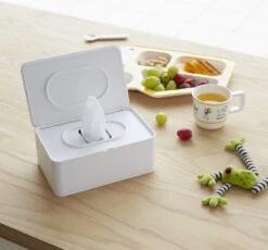 Yamazaki Bakje Voor Vochtige Doekjes - Wit - Met Deksel -Poeder - Foundation Winkel 1200x1115