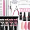 Merkloos Mtssii - POLYGEL Kit - 4 Kleuren Polygel 30ML - Roze En Wit - Starterkit - Manicure Set- Gellak - UV Lamp - Polygel Nagels Starterspakket - Nepnagels - -Poeder - Foundation Winkel 1200x1116 3