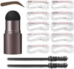 Kopari Wenkbrauw Stempel - Wenkbrauw Stempel - Make Up Inclusief Sjablonen - Eyebrow Stamp - Stempelset - Brow Stamp - Wenkbrauw Sjabloon -Poeder - Foundation Winkel 1200x1118 7