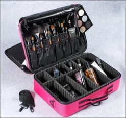 VDD Visagie Make Up Koffer - Make Up Cosmetica Tas - Beauty Case - Reiskoffer - Groot 41 X 31 X 14 Cm -Poeder - Foundation Winkel 1200x1120 2