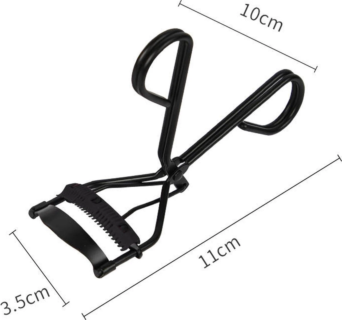 INTER-ESQUE® Wimperkruller - Eyelash Curler + 3x Gratis Extra Siliconen Pad & 3x Extra Kam - Zwart 8 INTER-ESQUE® Wimperkruller - Eyelash Curler + 3x Gratis Extra Siliconen Pad & 3x Extra Kam - Zwart - Afbeelding 7