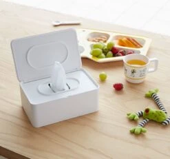 Yamazaki Bakje Voor Vochtige Doekjes - Wit - Met Deksel -Poeder - Foundation Winkel 1200x1123 4