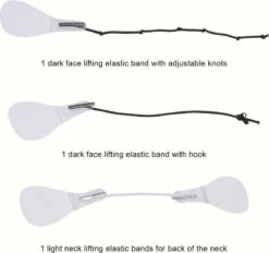 Facelift Tape - Face Tape - Gezicht Tape - Face Tape Lift - Beauty Tape - Facelift Tape Met Elastiek - 40 Stickers + 3 Verschillende Touwtjes -Poeder - Foundation Winkel 1200x1125 5