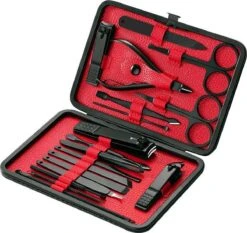 ⭐ATV PERFECTUM Luxe 18-delige - Manicure Set - Zwart Manicureset - Manicure Setje Pedicureset - Nagelschaartje - Nagelknipper – Nagelknipper Set - Manicureset - Manicuresetje -Poeder - Foundation Winkel 1200x1131 5