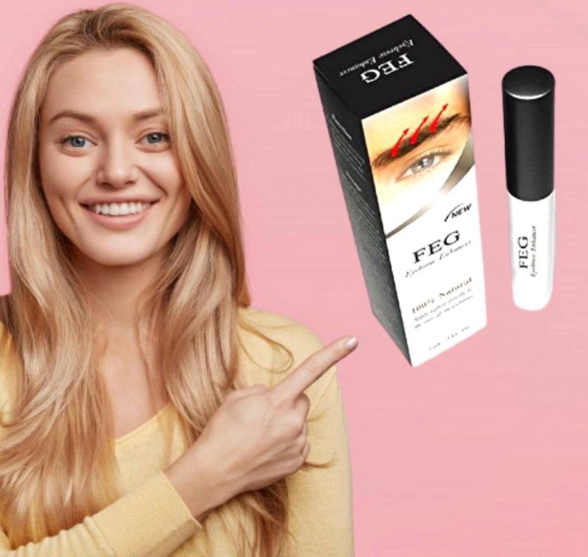 FEG Eyebrow Enhancer Serum 3 Ml - Wenkbrauwen Groeiserum - Stimuleer Natuurlijke Groei Wenkbrauwen - Vollere Wenkbrauwen - Beautiful Eyebrows - Voor Slapen Aanbrengen - Snel Resultaat 6 FEG Eyebrow Enhancer Serum 3 Ml - Wenkbrauwen Groeiserum - Stimuleer Natuurlijke Groei Wenkbrauwen - Vollere Wenkbrauwen - Beautiful Eyebrows - Voor Slapen Aanbrengen - Snel Resultaat - Afbeelding 4