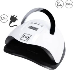 DANIQQI - 180 Watt UV LED Lamp Gelnagels - 57 LED Lampen- Nagel - UV - LED Lamp - Wit - Zwart - Nagellamp - Nail Dryer - Nagels - Salon - Timer - Professioneel - Super Krachtig - Extra Lang Snoer - Moederdag -Poeder - Foundation Winkel 1200x1137 5
