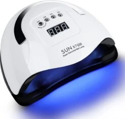 Victoria Nails Pro - 180W/57 LEDs - 2 In 1 UV/LED Lamp -SUN X7 MAX-Manicure/Pedicure Handen En Voeten - Gellak - Gelnagels - Acrylnagels - Top Coat - Matte Top Coat - Led Nagellamp - Uv Nagellamp - Nagels - Nagellak Droger - Tafellamp - Nageldroger -Poeder - Foundation Winkel 1200x1145