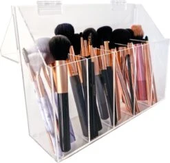 Make Up Kwasten Opbergen | Make Up Organizer | Make Up Borstels Organizer | Brush Holder Met Klep -Poeder - Foundation Winkel 1200x1150 3