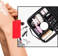 Mmoods Make-up Koffer – Make Up Tas Reizen – Makeup Organizer Verstelbaar -Beautycase Waterdicht – Make-up Tasje Voor Onderweg – Toilettas Voor Cosmetica Zwart 16 Mmoods Make-up Koffer – Make Up Tas Reizen – Makeup Organizer Verstelbaar -Beautycase Waterdicht – Make-up Tasje Voor Onderweg – Toilettas Voor Cosmetica Zwart -Poeder - Foundation Winkel 1200x1150 4