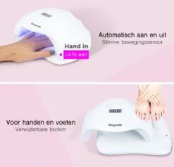 LifeGoods Nageldroger - Voor Gelnagels - 36 LED's - 54W -Poeder - Foundation Winkel 1200x1153 6