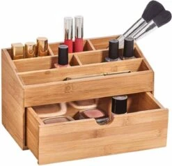 Zeller Present Houten Bureau Organizer - C-04-4-CHout - Sorteervakken & Duurzaam -Poeder - Foundation Winkel 1200x1155 2