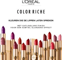 L’Oréal Paris Make-Up Designer Color Riche Satin Lipstick - 231 Sepia Silk - Nude - Verzorgende Lippenstift Met Arganolie Voor Een Comfortabel Gevoel - 4,54 Gr 19 L’Oréal Paris Make-Up Designer Color Riche Satin Lipstick - 231 Sepia Silk - Nude - Verzorgende Lippenstift Met Arganolie Voor Een Comfortabel Gevoel - 4,54 Gr -Poeder - Foundation Winkel 1200x1158 15