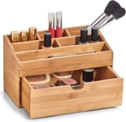 Zeller Present Houten Bureau Organizer - C-04-4-CHout - Sorteervakken & Duurzaam -Poeder - Foundation Winkel 1200x1159 23