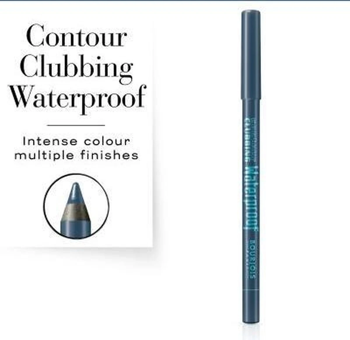 Bourjois Contour Clubbing Waterproof Oogpotlood - 61 Denim'Pulse 12 Bourjois Contour Clubbing Waterproof Oogpotlood - 61 Denim'Pulse - Afbeelding 10