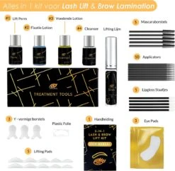 Flora Ruby Professionele 2 In 1 Lash Lift & Brow Lamination Kit - Wimper & Wenkbrauw Lifting Set - Permanente Wimperkruller - Brow Soap -Poeder - Foundation Winkel 1200x1170 18