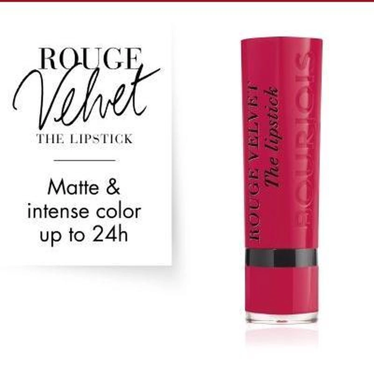 Bourjois Rouge Velvet The Lipstick Lippenstift - 09 Fuchsia Botte 19 Bourjois Rouge Velvet The Lipstick Lippenstift - 09 Fuchsia Botte - Afbeelding 17